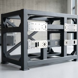 Heavy-Duty Modular Structural Steel Machine Frame